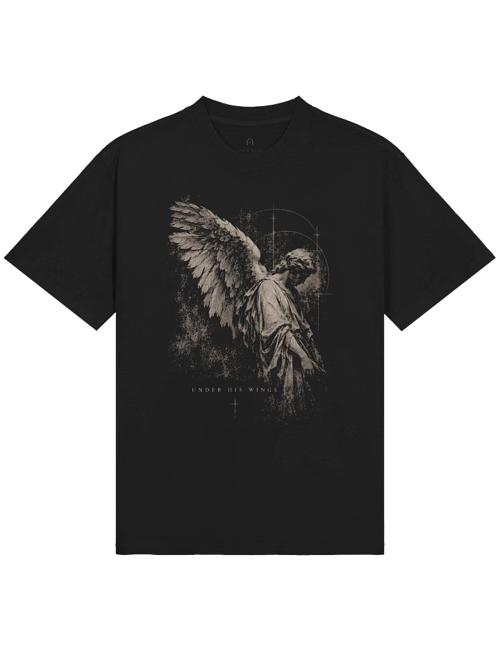 Under His Wings Oversized Tee, front