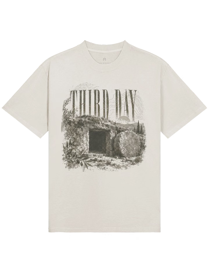 Third Day Oversized Tee, front