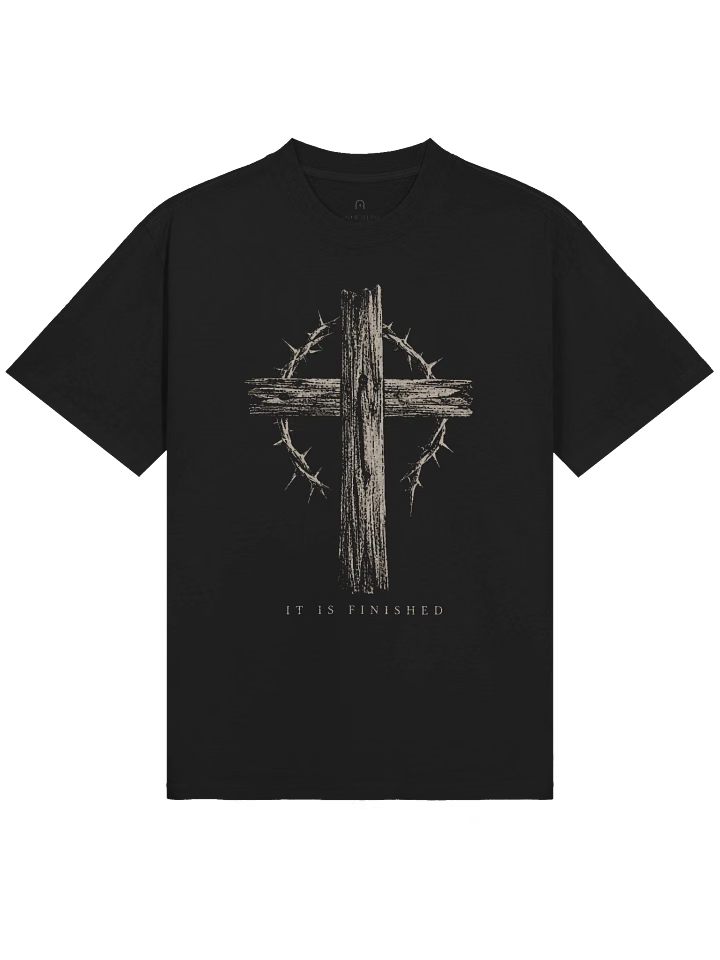 It Is Finished Oversized Tee, front